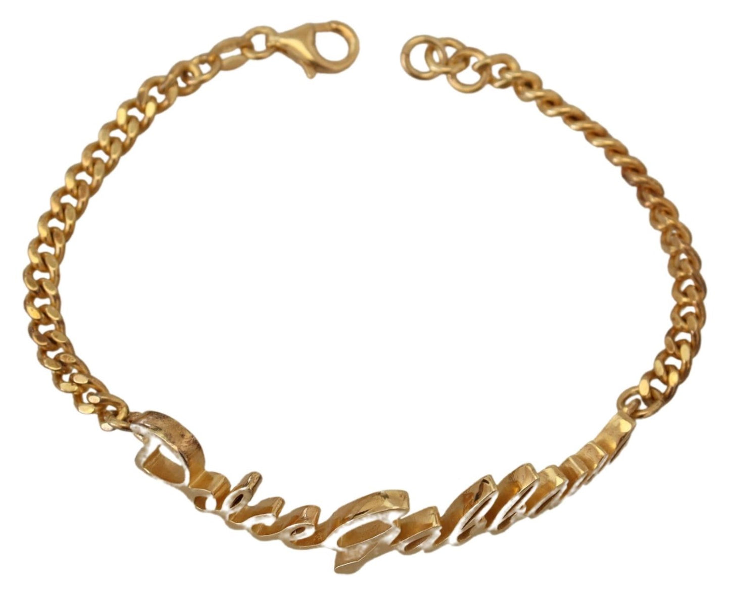 Dolce & Gabbana Elegant Gold-Toned Sterling Bracelet