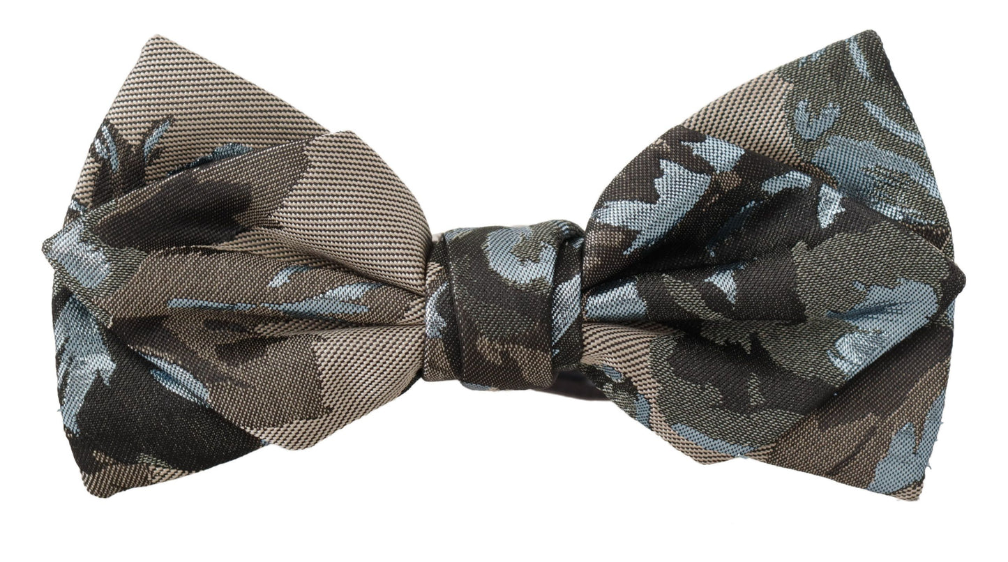 Dolce & Gabbana Multicolor Silk Adjustable Bow Tie