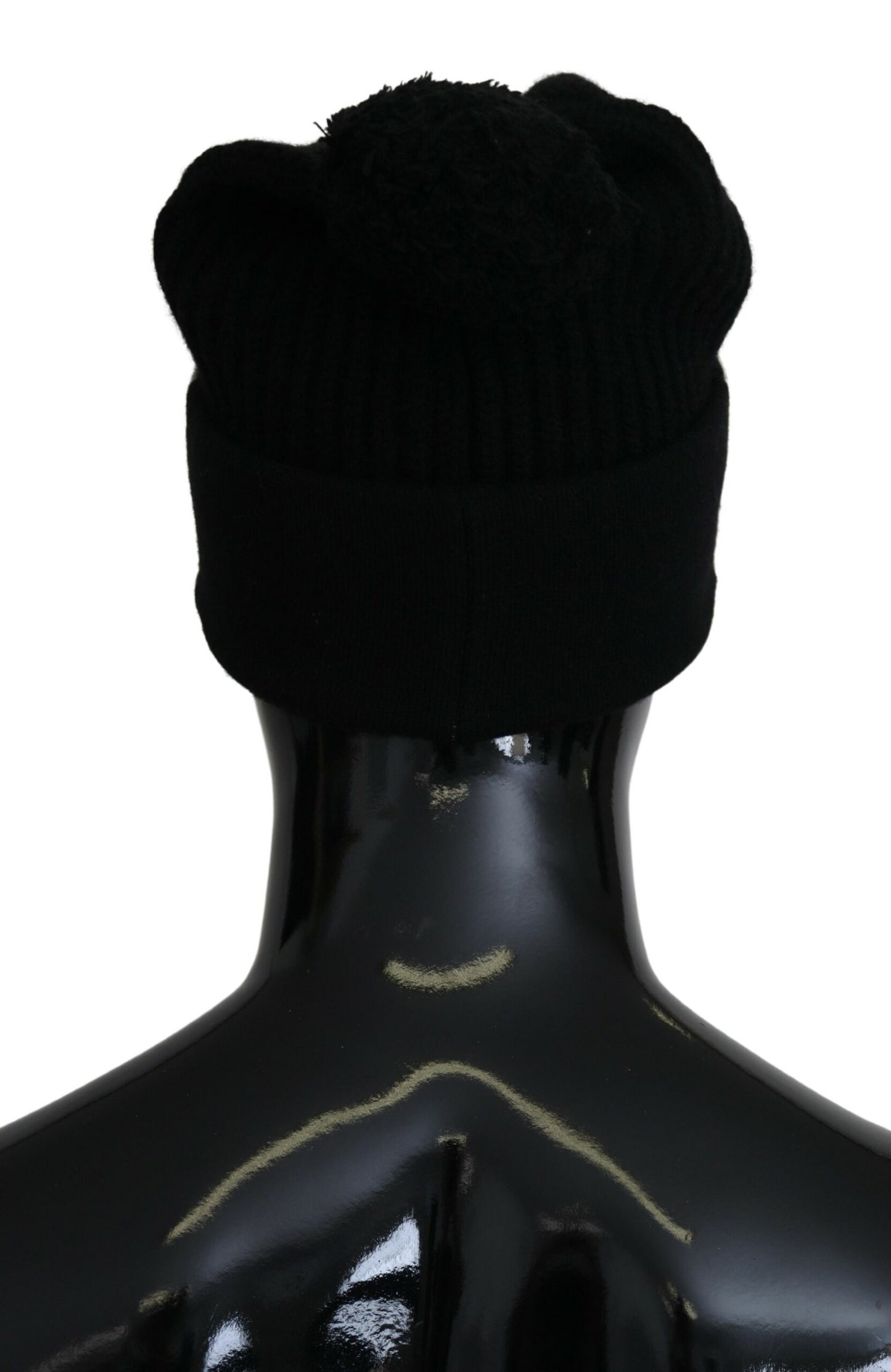 Dolce & Gabbana Elegant Cashmere Beanie with Logo Detail