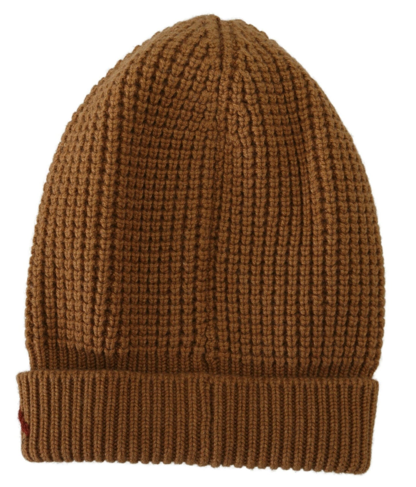 Dolce & Gabbana Elegant Cashmere Knit Beanie - Classic Brown