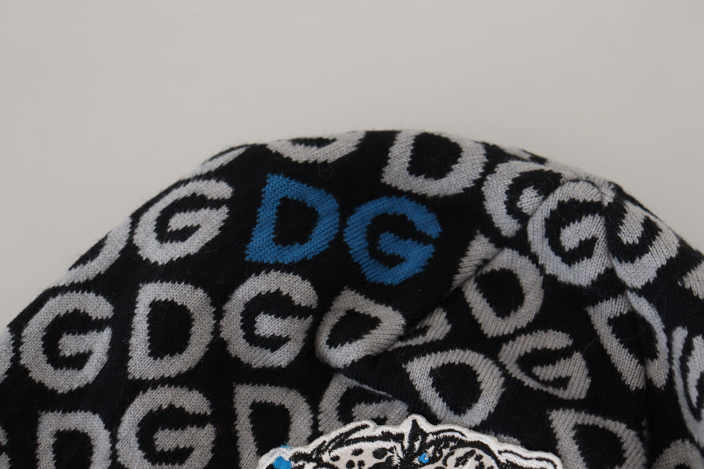 Dolce & Gabbana Multicolor Virgin Wool Cashmere Beanie Hat