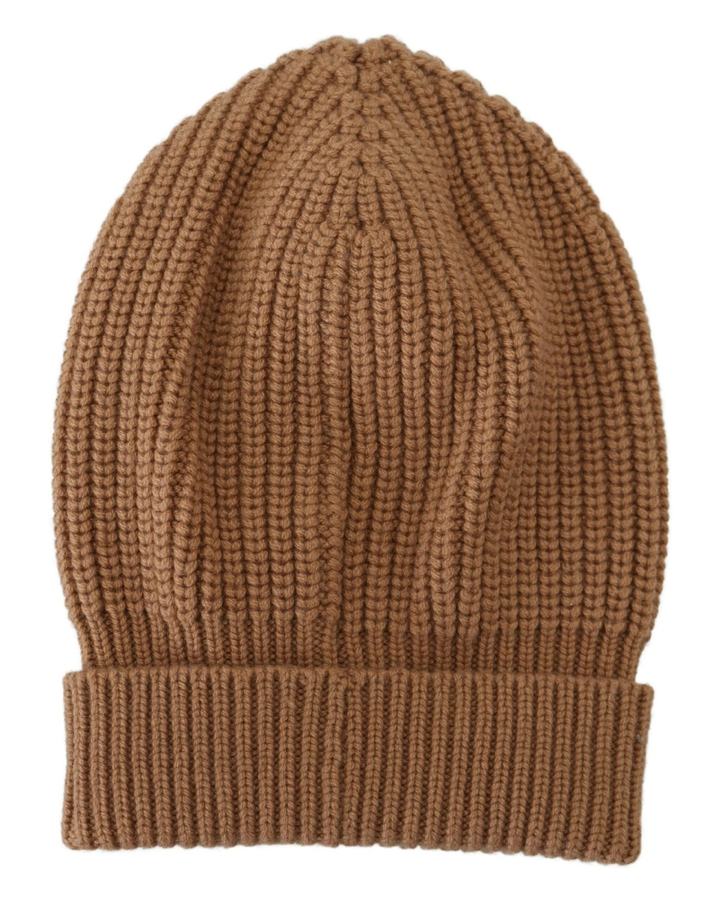 Dolce & Gabbana Elegant Brown Cashmere Beanie Hat