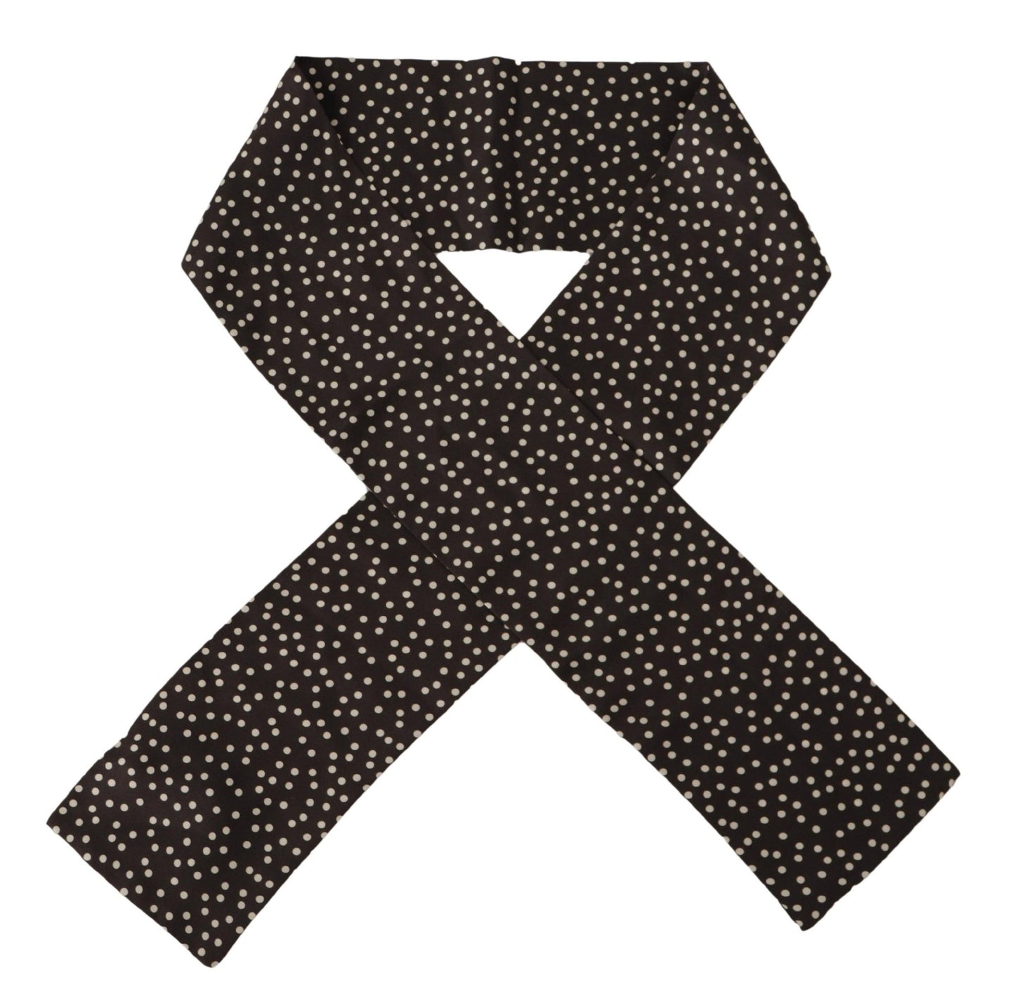 Dolce & Gabbana Elegant Silk Polka Dot Men's Scarf