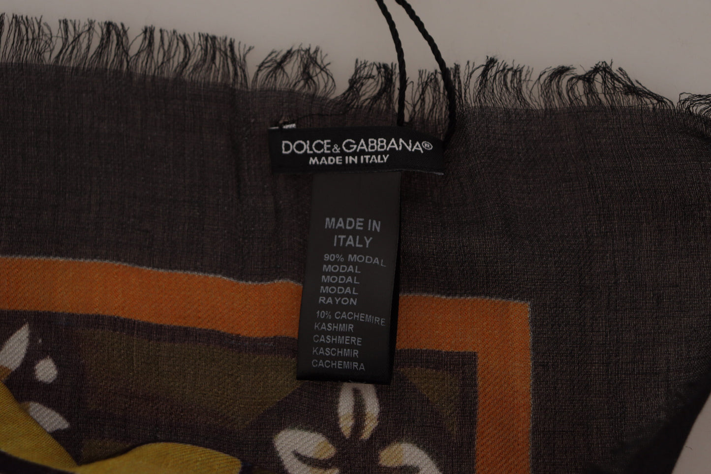 Dolce & Gabbana Elegant Multicolor Cashmere Blend Scarf