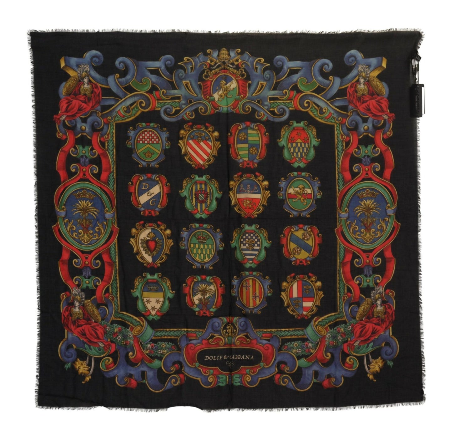 Dolce & Gabbana Elegant Multicolor Silk-Blend Men's Scarf