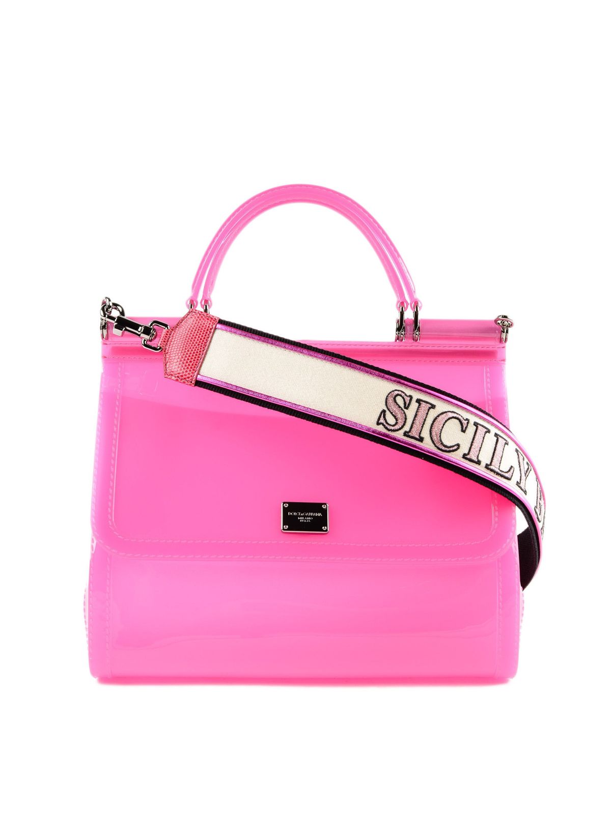 Dolce & Gabbana Chic Pink Sicily Shoulder Crossbody Bag