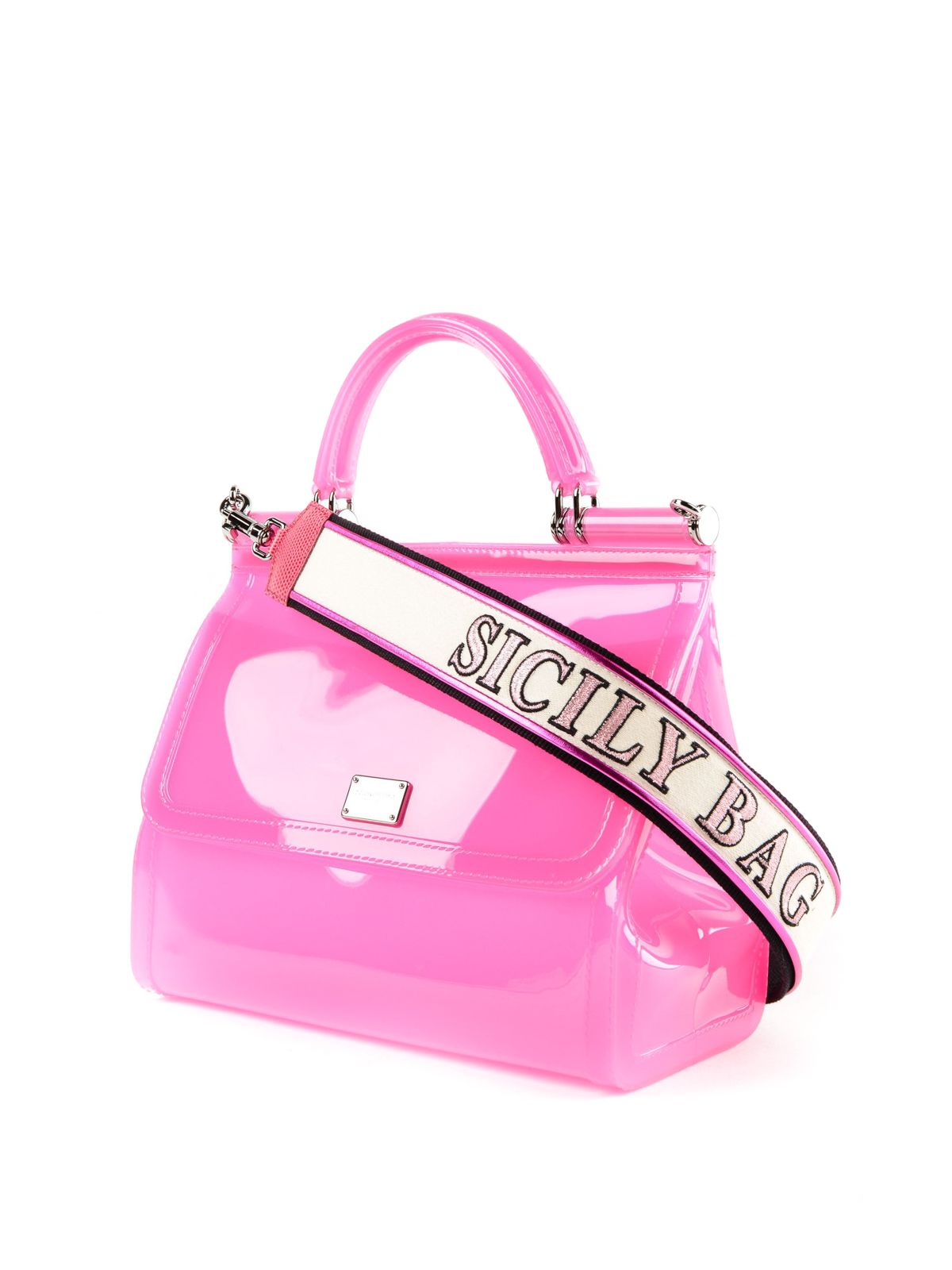 Dolce & Gabbana Chic Pink Sicily Shoulder Crossbody Bag