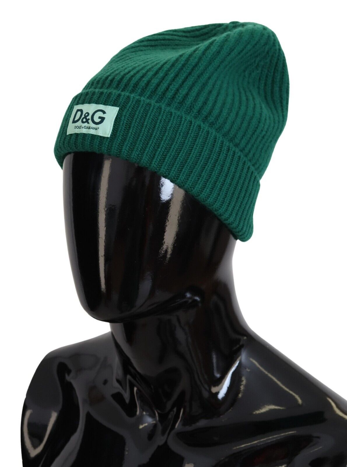 Dolce & Gabbana Elegant Virgin Wool Green Beanie