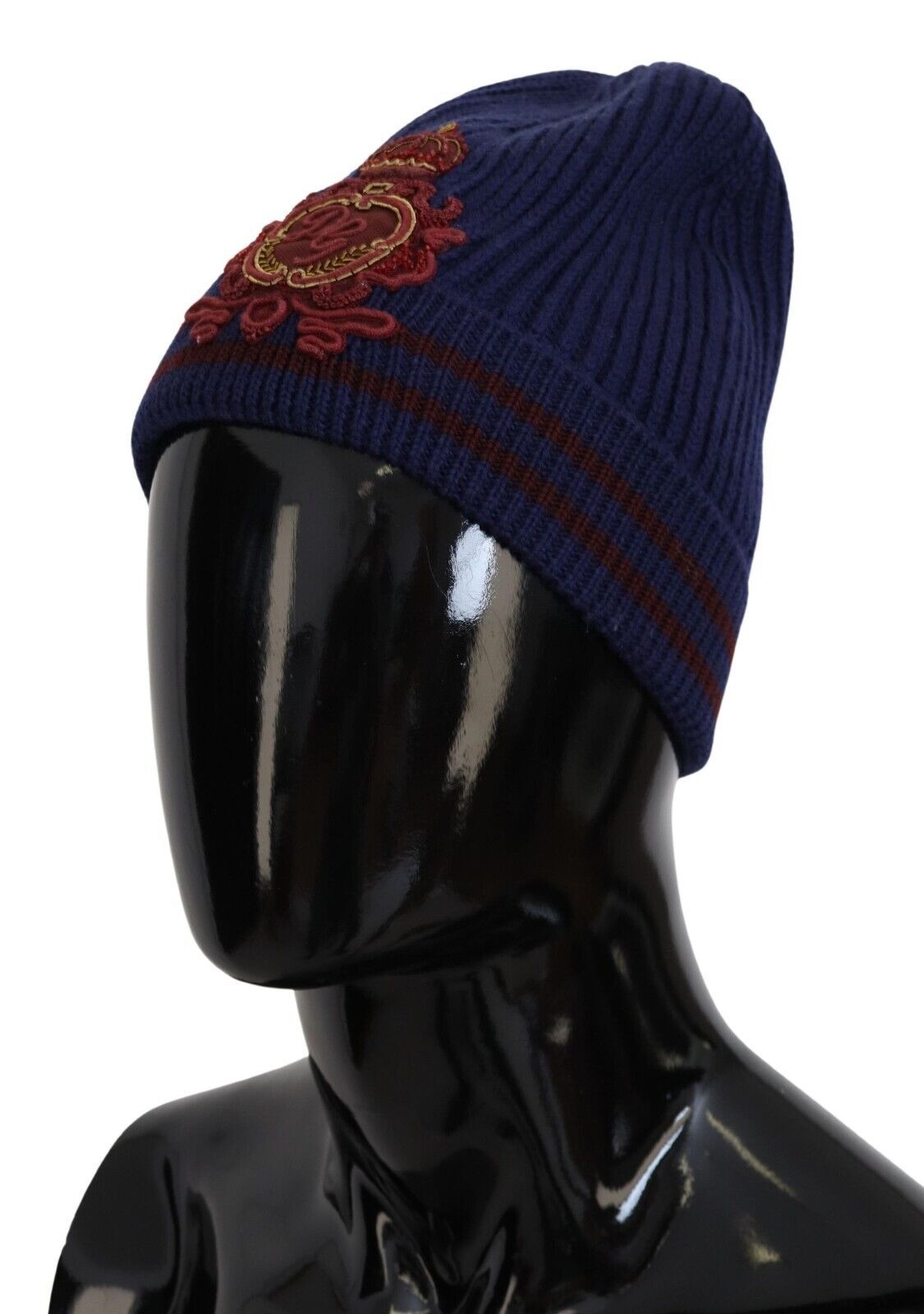 Dolce & Gabbana Elegant Virgin Wool Blue Beanie Hat