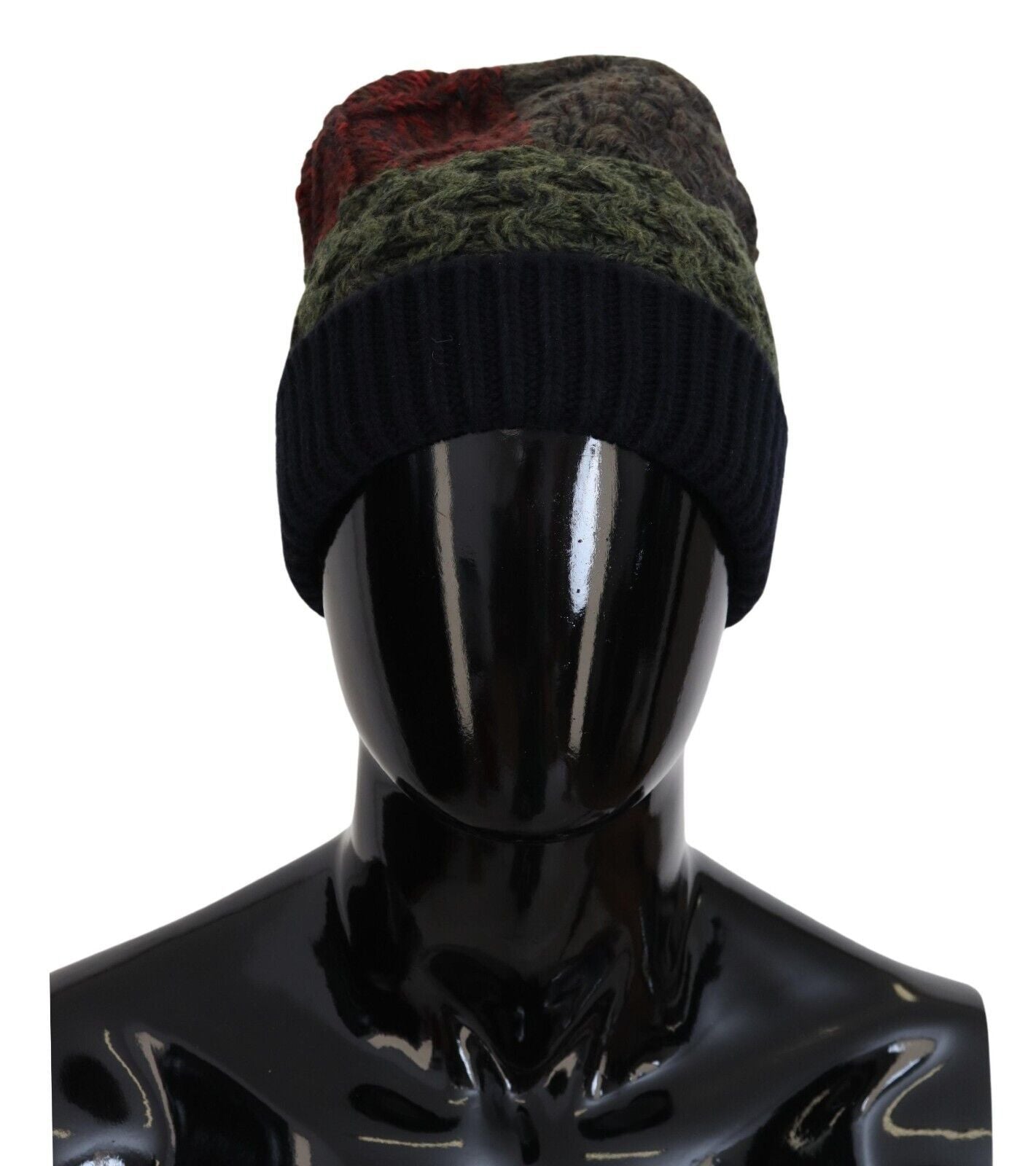 Dolce & Gabbana Multicolor Virgin Wool Cashmere Beanie