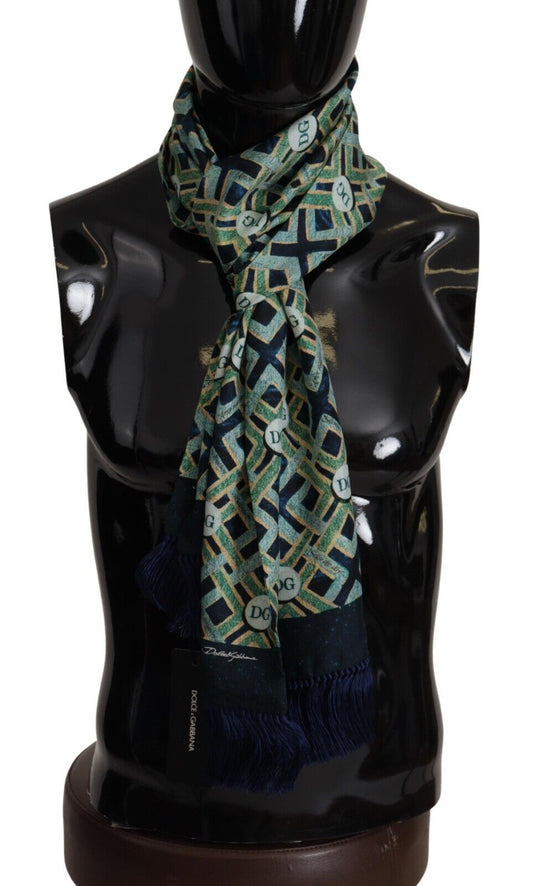 Dolce & Gabbana Elegant Multicolor Silk Men's Scarf