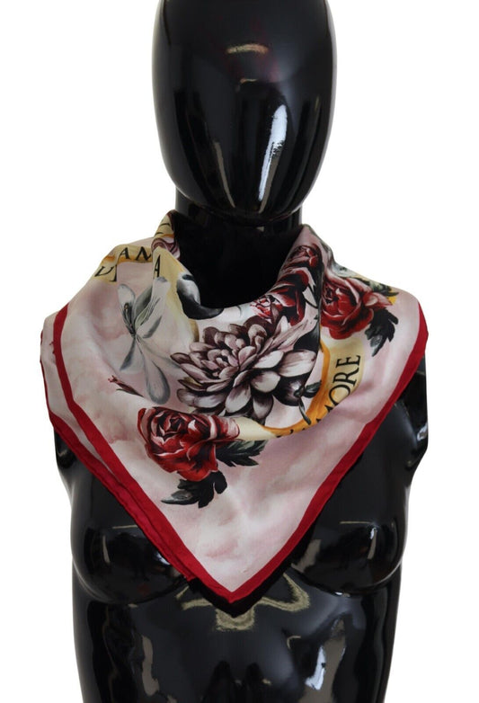 Dolce & Gabbana Elegant Multicolor Silk Men's Square Scarf