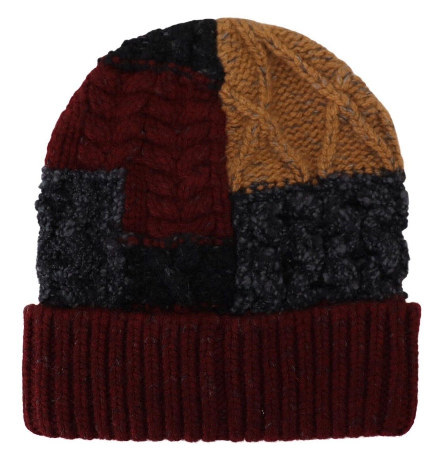 Dolce & Gabbana Elegant Multicolor Virgin Wool Beanie