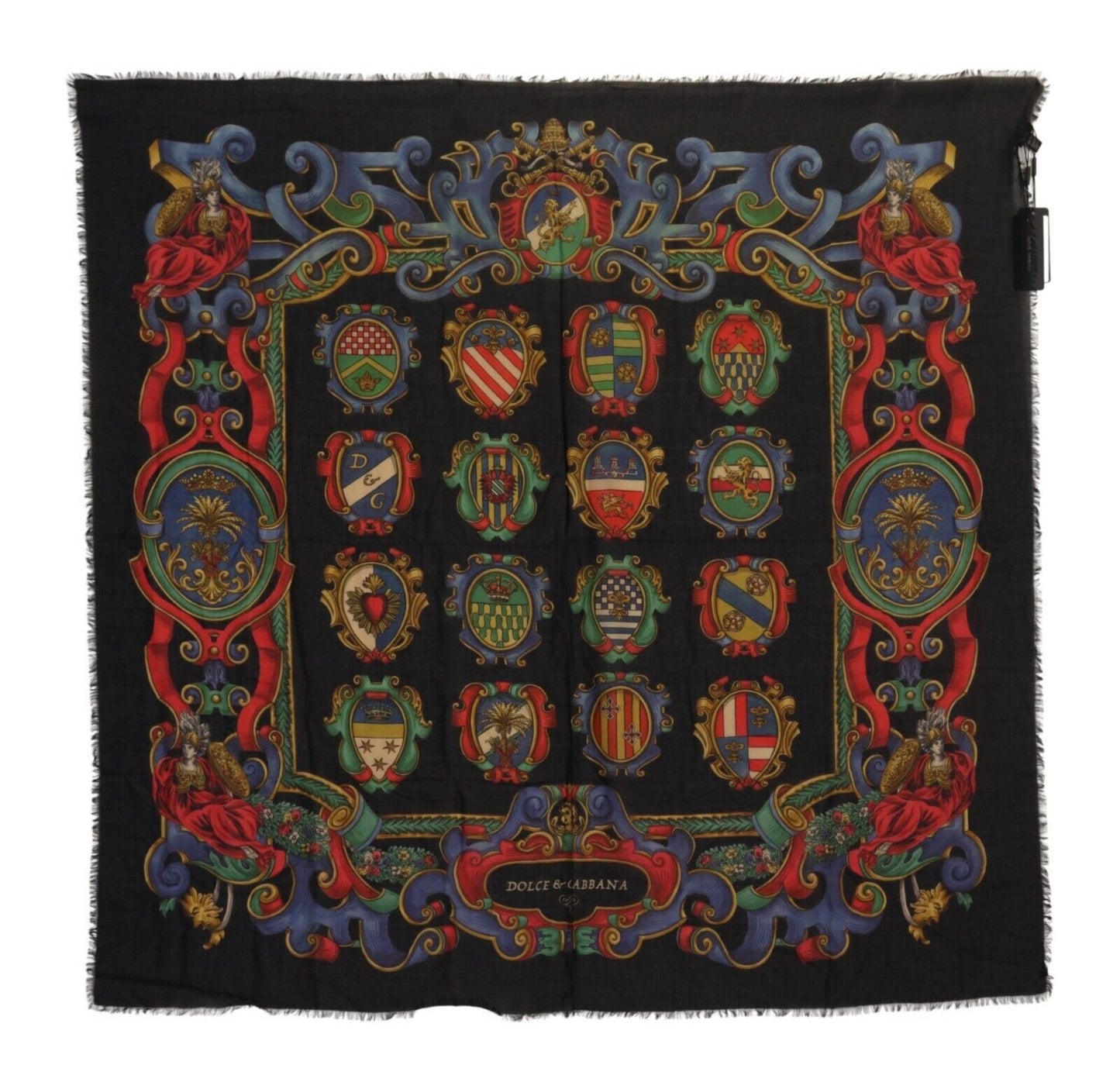 Dolce & Gabbana Multicolor Modal-Cashmere Blend Scarf