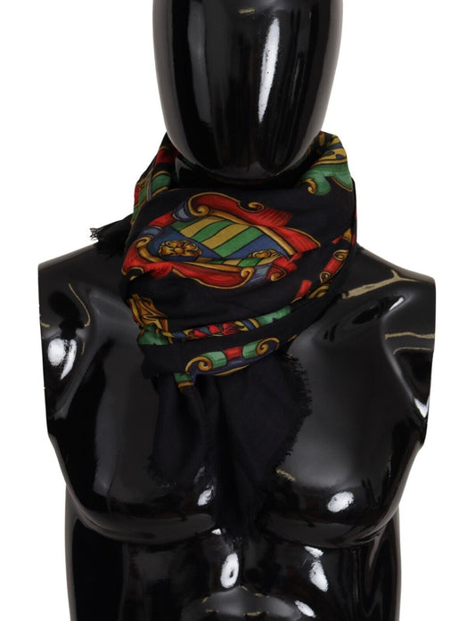 Dolce & Gabbana Multicolor Modal-Cashmere Blend Scarf