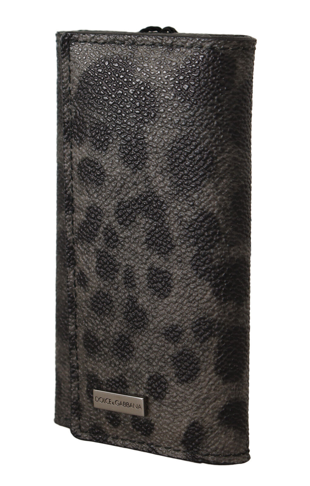 Dolce & Gabbana Chic Leopard Pattern Keyholder Case