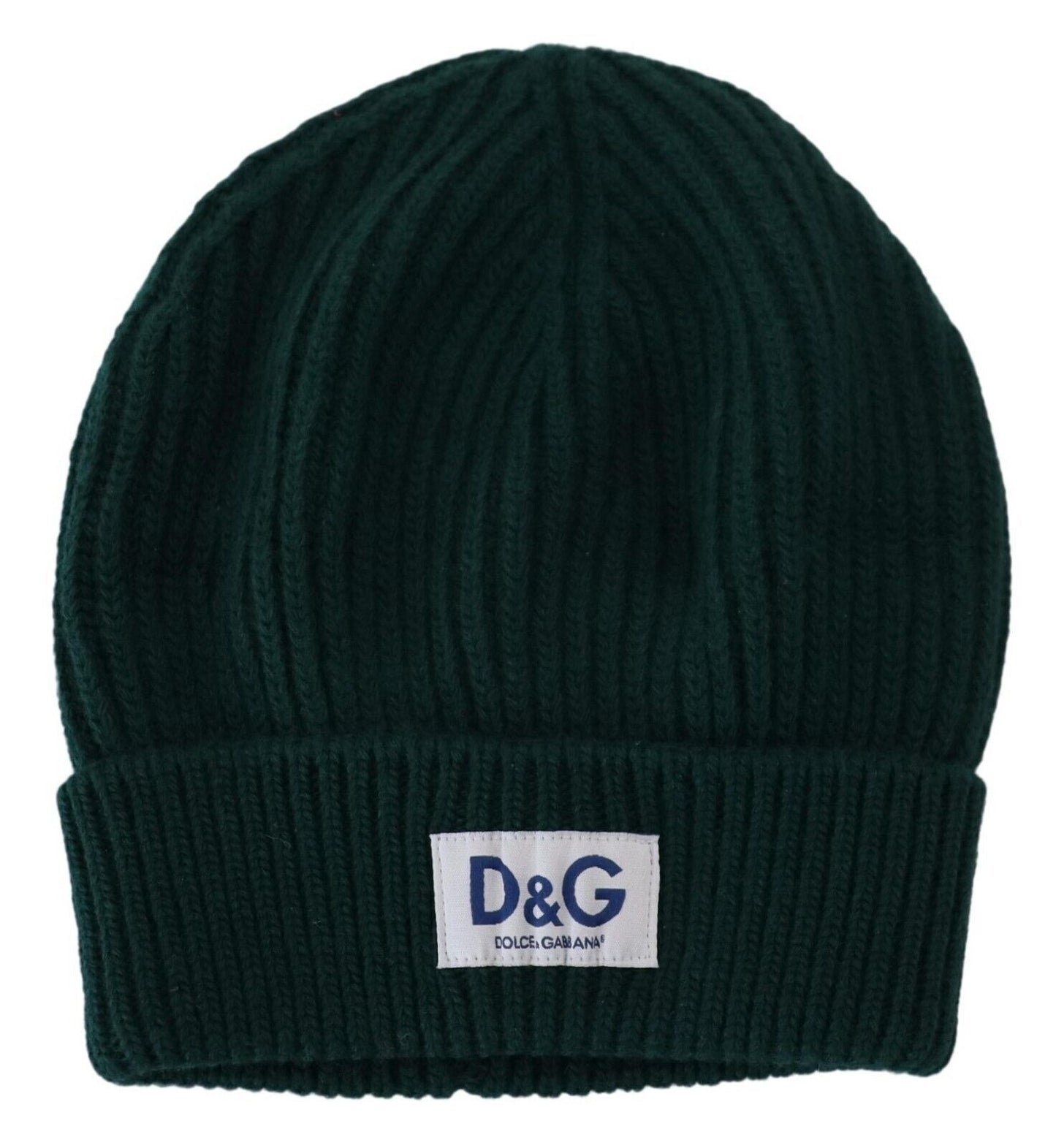 Dolce & Gabbana Exquisite Virgin Wool Beanie in Luxe Green