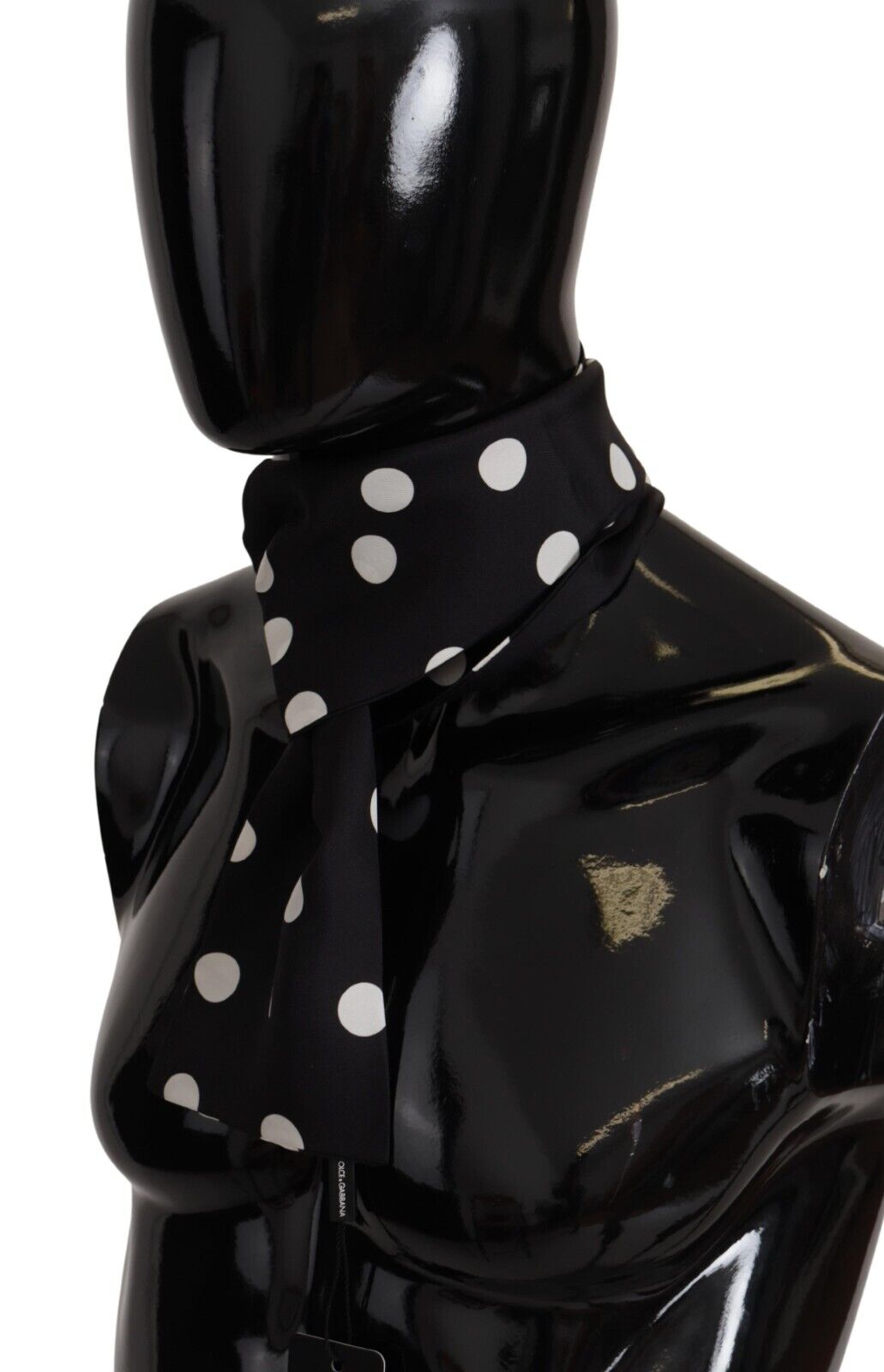 Dolce & Gabbana Elegant Polka Dotted Silk Men's Scarf