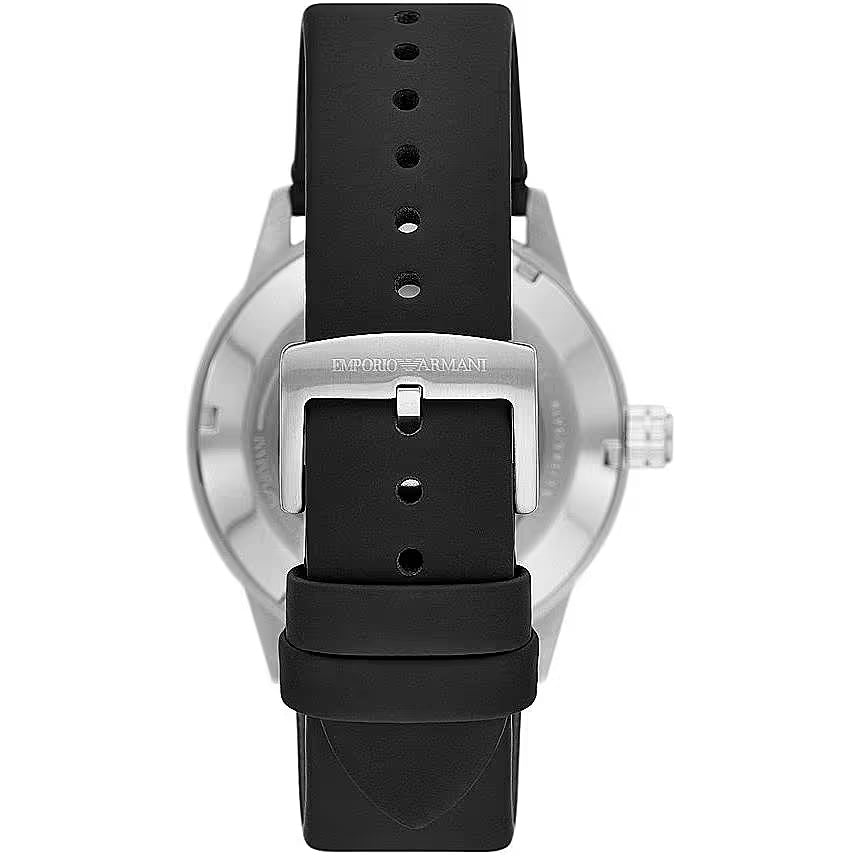 Emporio Armani Elegant Mechanical Leather Watch