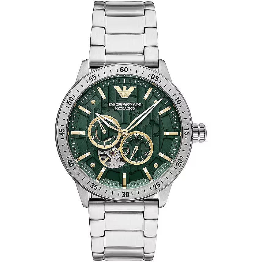 Emporio Armani Elegant Green Dial Automatic Men's Watch