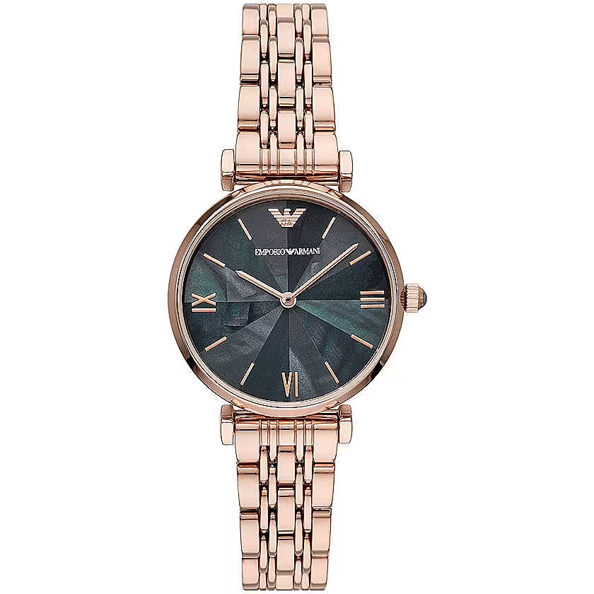 Emporio Armani Elegant Rose Gold Tone Women's Timepiece